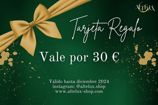 AlteLux Tarjeta de Regalo Navideña (Español) 30€