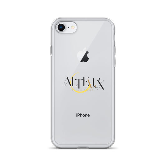 Clear Phone Case for iPhone® Altelux Basic Logo Black&Gold